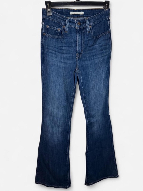 Levi's Denim - Levi’s 726 High-Rise Flare Jeans in Dark Blue